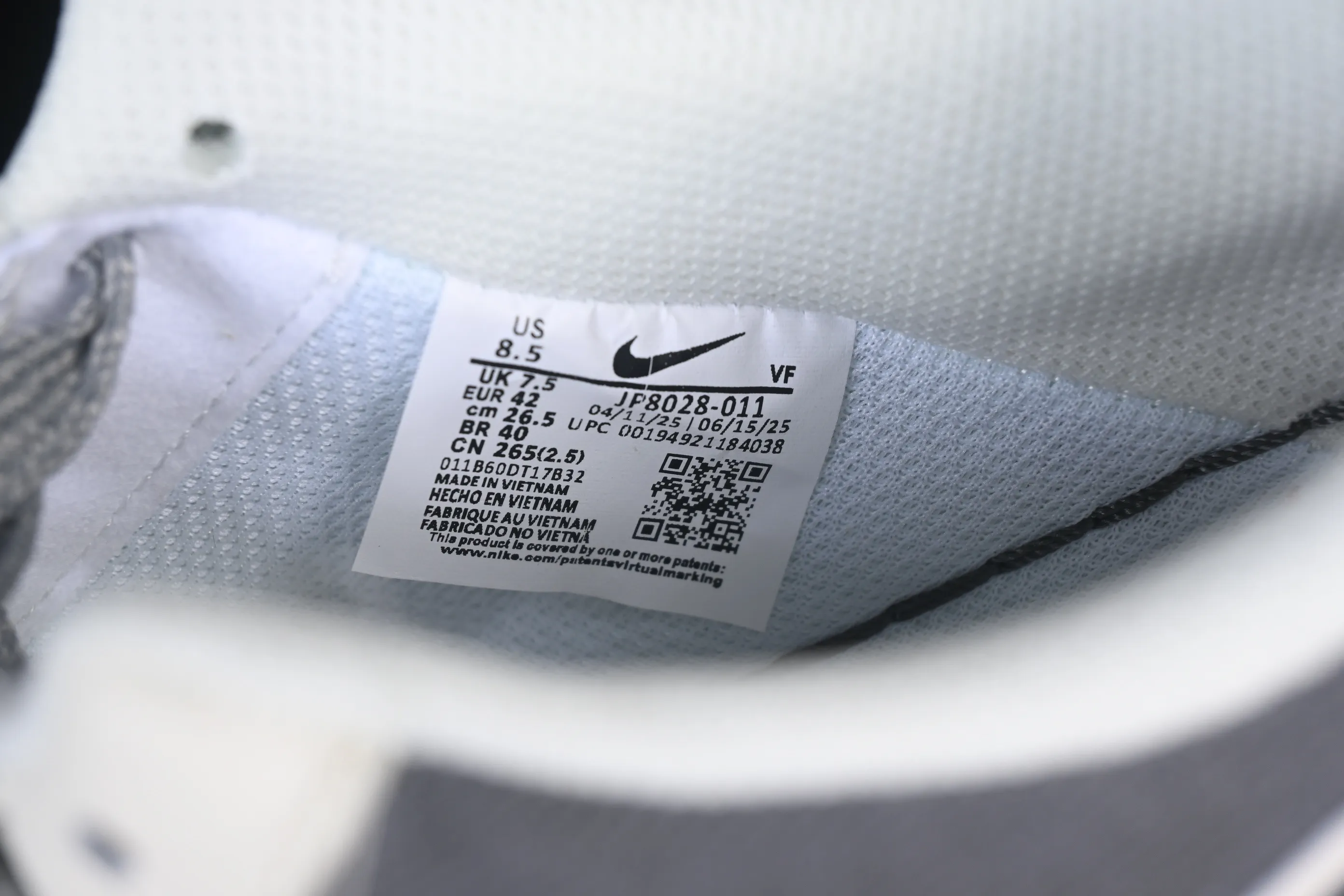 All categories Nk Air Force 1 Air Force series Nk Air Force 1 Low Air Force low-top Nike Air Force 1'07 Low Stusi co-branded rice dark gray canvas Air Force 1 low-top casual sneakers JP8028-011